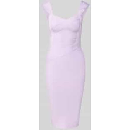 slim fit jurk met structuurpatroon
