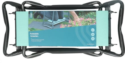 SOGO Opklapbaar Kniel- en Zitbankje