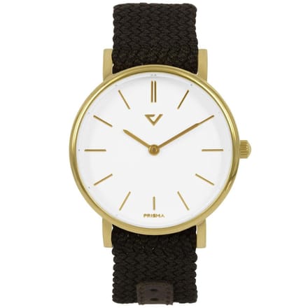 Prisma Unisex P.1628.WG23 horloge Nylon bruin 5 ATM