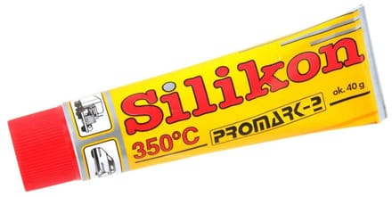 GEKO Hoge temperatuur siliconenkit - hittebestendig - flexibel - 40g - rood