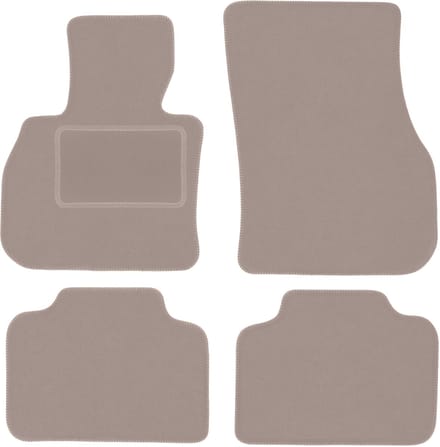 Beige velours vloermatten voor: Mini Countryman F60 crossover (2017-)