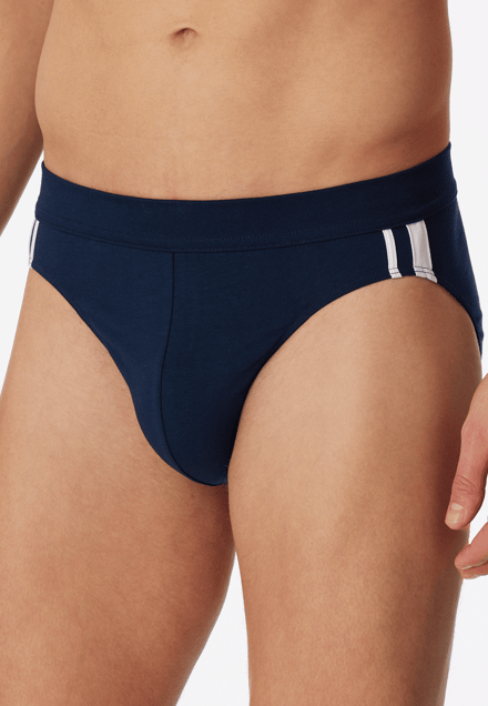 SCHIESSER 95/5 Stretch rio slips (3-pack) - donkerblauw