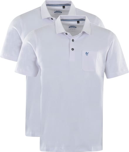 Hajo Heren poloshirt 2 pack Pique