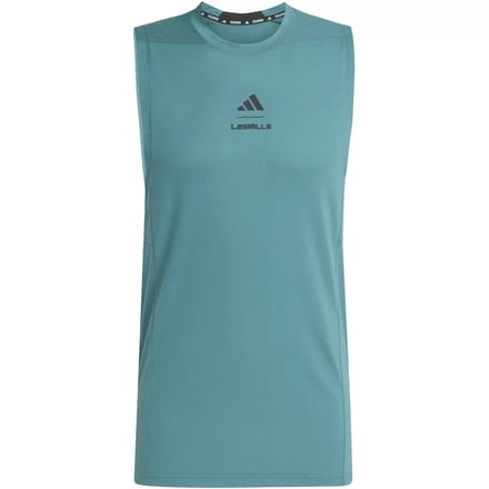 Adidas Performance Les Mills Graphic Tanktop - Heren - Groen