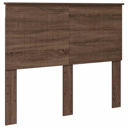 vidaXL Hoofdbord Bruin Eiken Bewerkt hout