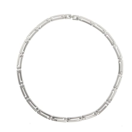 Behave - Zilver kleurige ketting - Minimalistisch dames design - Klassiek schakels design 45 cm