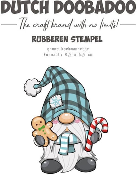 DDBD Rubber stamp Gnome koekmannetje