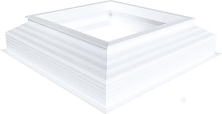 schuine pvc-opstand 35/30 0700 x 2000 mm Let op! Dakopening = 30cm meer dan daglichtmaat