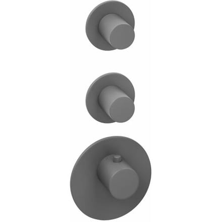 Herzbach DEEP GREY Logic XL 2 colour set for universal thermostat m. 23.522010.1.06