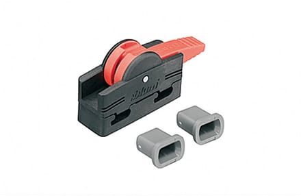 Blum Servo-Drive Flex kabelkoppelstuk en eindkap voor kabel