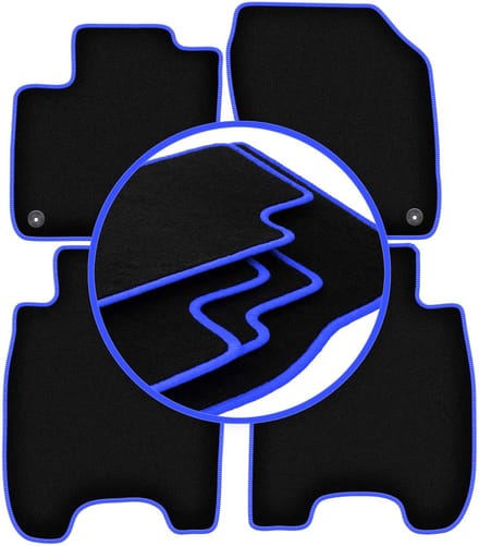 CARLUX-BLUE automatten voor: Honda Civic IX hatchback (2012-)