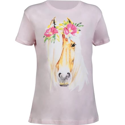T-shirt meisje HKM Flower Horse