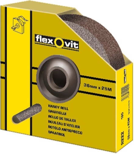 Flexovit Schuurlinnen - Bruin Korrel 60 25 m x 50 mm