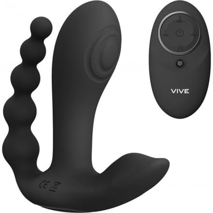Vive Kata – Dubbele Penetratie Vibrator – Zwart