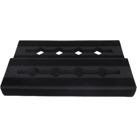 Gitaarpedaalbord EVA Antislip Draagbaar Modulair Gitaareffecten Pedaalbord Ondersteuning voor 6 tot 10 Effectpedalen black