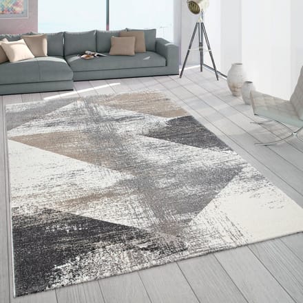Flycarpets Laagpolig Meriza Vloerkleed - Grijs