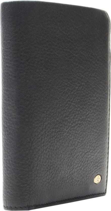 Esquire Leren Portemonnee Chicago Portrait Wallet Black Zwart