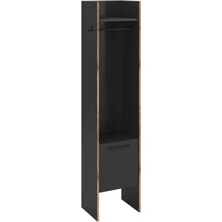 Bueno Garderobekast Basalt Melamine Trim NoxOak NB - 37x42x189cm