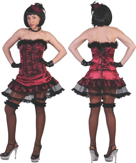 Burlesk Dancer | Vrouw | Maat 40-42 | Carnaval kostuum | Verkleedkleding