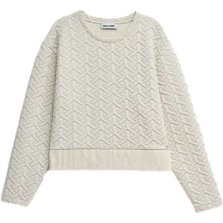 Dames sweatshirt Salsa Jeans Jacquard And Lurex