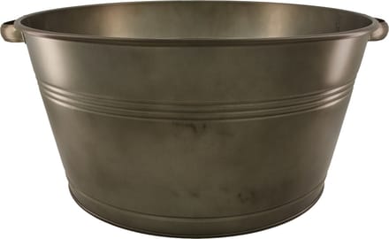 DKNC - Kom metaal met handvaten - 50x25 cm - Grijs