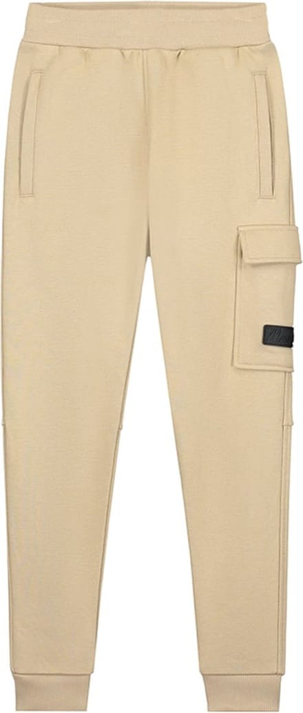Malelions Cargo Sweatpants Broeken Jongens - Beige - Maat 152