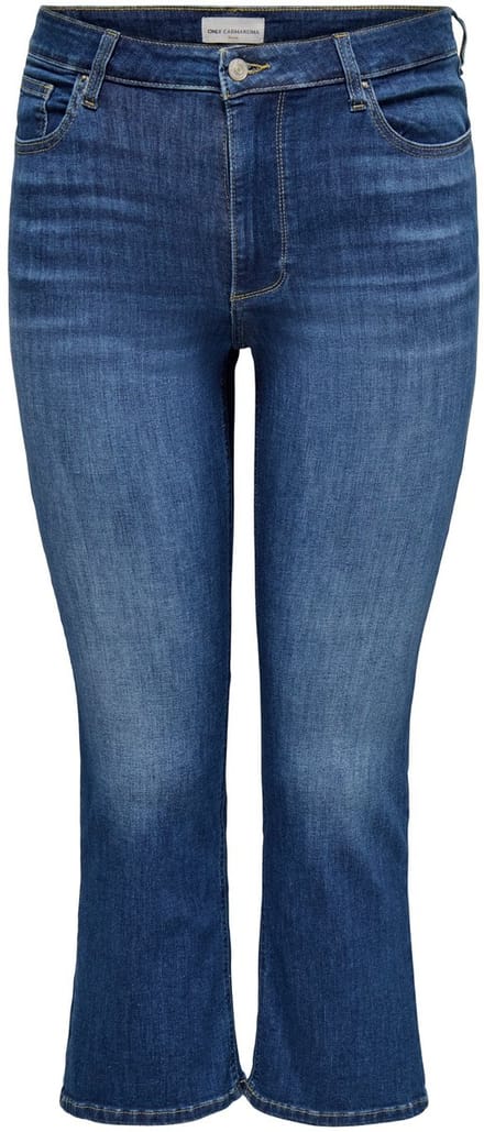 ONLY Carmakoma Flared fit jeans CARKENYA Mid waist Flared fit Enkel lengte Jeans