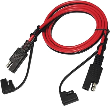 SAE Aansluitkabel 3m - 2-polig, 14 AWG met Stofkap