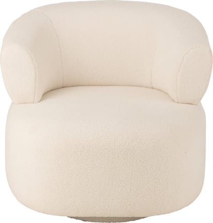 J-Line loungestoel Universe - schuim/stof - wit