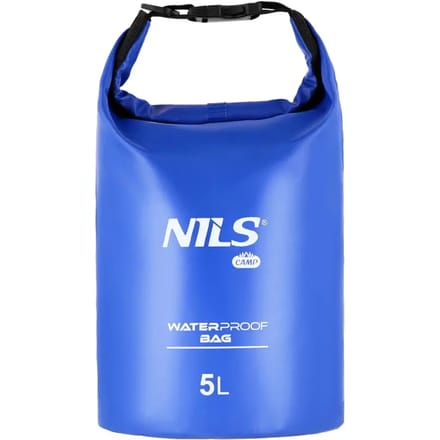 NILS CAMP NC1703 - Waterdichte Tas - 5L - Blauw - Verstelbare Schouderband