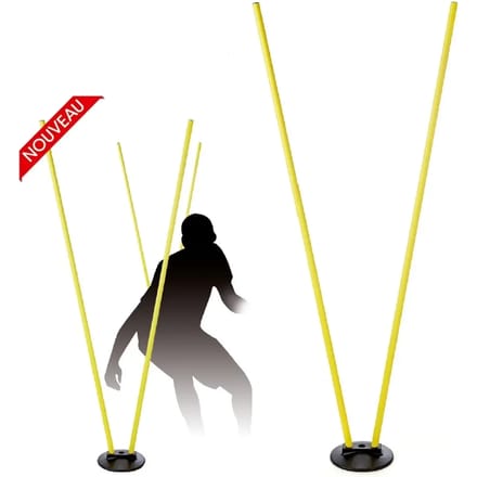3-gaats slalom post synthetisch veld Tremblay CT
