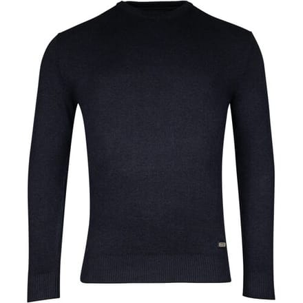 Baileys Trui Crew Neck Allover 2-Tone Navy / male