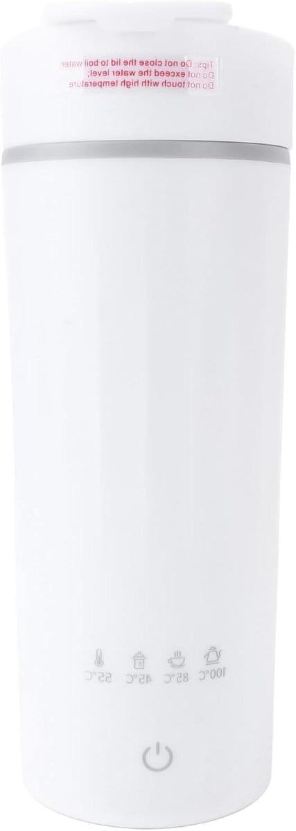 Elektrische Waterkoker - Mini Ketel - Reizen en Kantoor - Snel Verwarming - 475 Ml - Wit