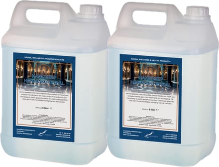 Handzeep Hammam Herbal 5 liter - set van 2 stuks - navulling - Voordeelverpakking