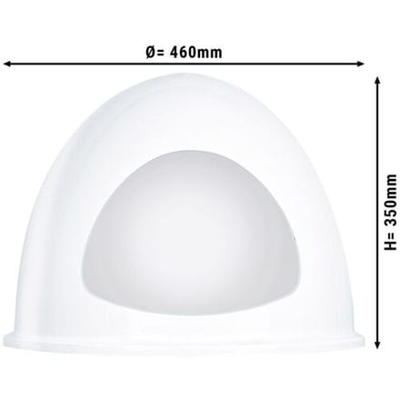 GGM Gastro Deckel aus Plexiglas für Eierwärmer - weiß matt