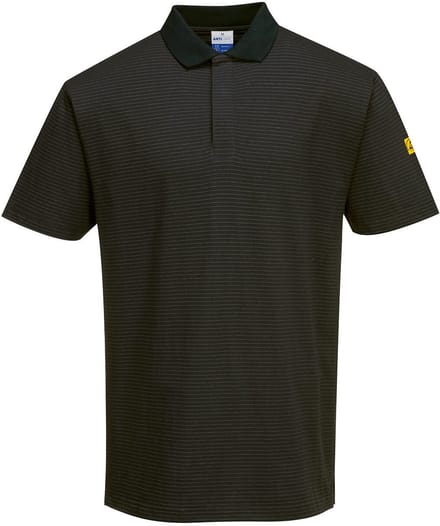 Portwest Anitstatisch ESD Poloshirt AS21 - Zwart - 5XL