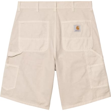 Carhartt Wip enkele knie korte - fleur de sel kledingstuk geverfd