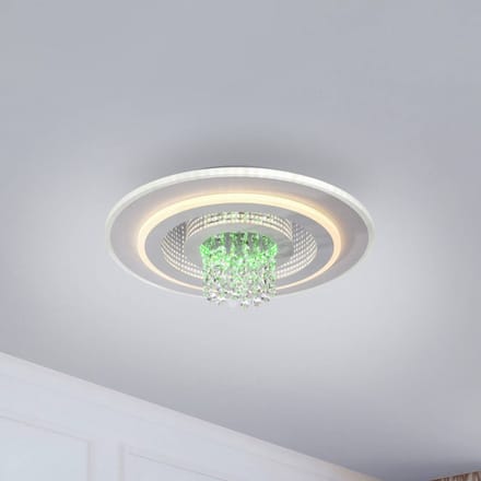 JUST LIGHT. GmbH JUST LIGHT. LED plafondlamp Tolago RGB, CCT, wit, afstandsbediening