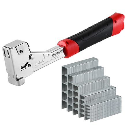 Monzana Handtacker - Nietpistool - RVS incl. 500 Nietjes