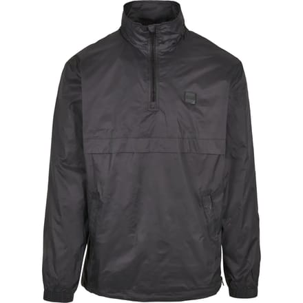 Urban Classics - Stand Up Collar Pullover Jas - M - Zwart