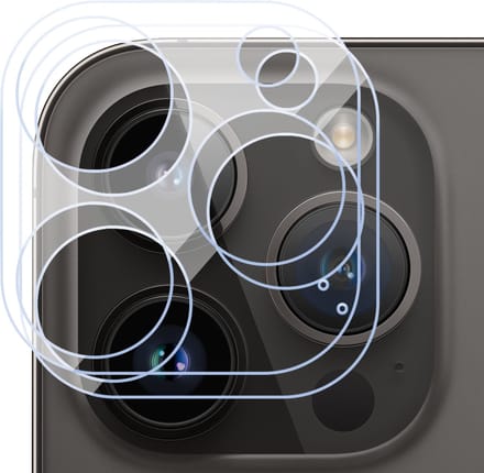 Camera Screenprotector geschikt voor iPhone 14 Pro / 14 Pro Max - Gehard Glas Beschermglas Tempered Glass Screen Protector - 2 Stuks