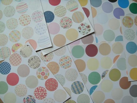 Set van 165 sluitstickers - Ronde stickers