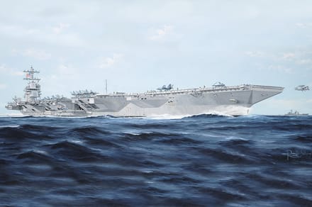 Trumpeter Modelbouwpakket Schepen - 05638 USS Gerald R.Ford CVN-78 - Vliegdekschip Plastic - 1:350 - Modelbouw