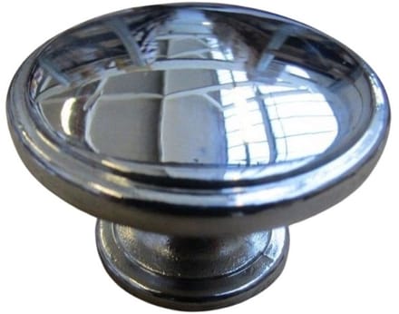 Oxford Round Cabinet Knob Polished Chrome 38mm
