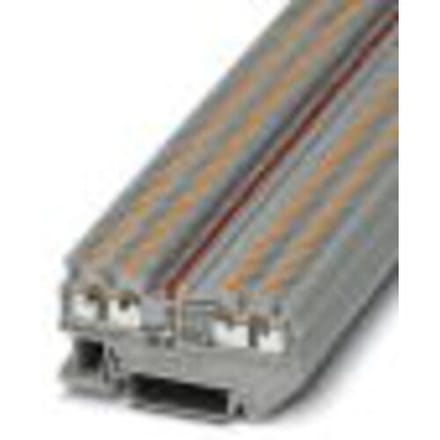 Phoenix Contact 3208198 Doorgangsklem 3.5 mm Spanveer Grijs 50 stuk(s)