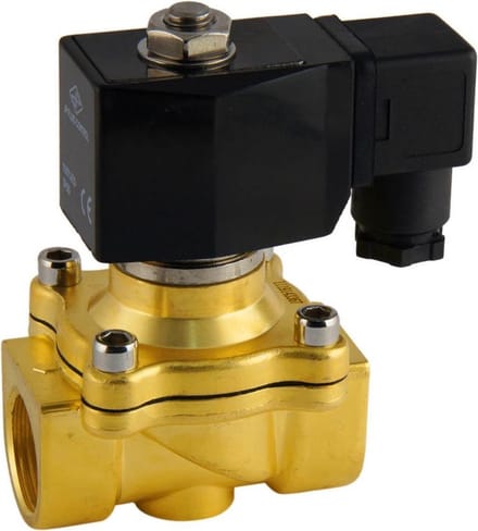 Magneetventiel DF-SA 3/4'' messing EPDM 0-6bar 12V DC - DF-SA034B200E-012DC