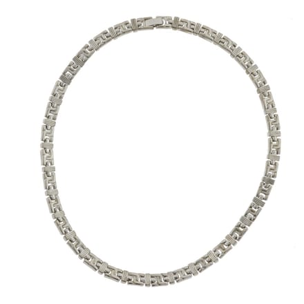 Behave - Goudkleurige schakelketting - Brede schakel ketting - Dames 42 cm