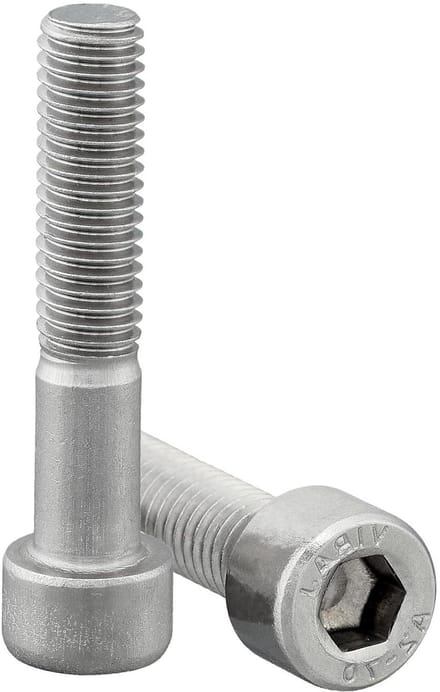 Cilinderschroef - Binnenzeskant - Machinebouw - Roestvrij staal - M6 x 75 mm - 100 stuks