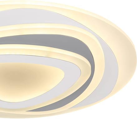 Globo - plafonniere - Sabatino - wit - metaal - Ø 50cm - LED - 48012-46