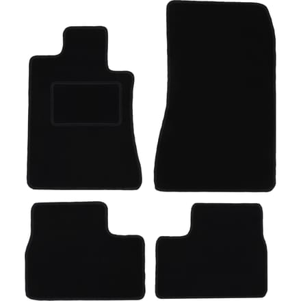 Zwarte veloursmatten voor: BMW 3 E30 sedan, stationwagen (1982-1994)